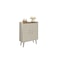 Manhattan Comfort Bogart Accent Cabinet in Off-White and Nature 255BMC10 - alternate 6